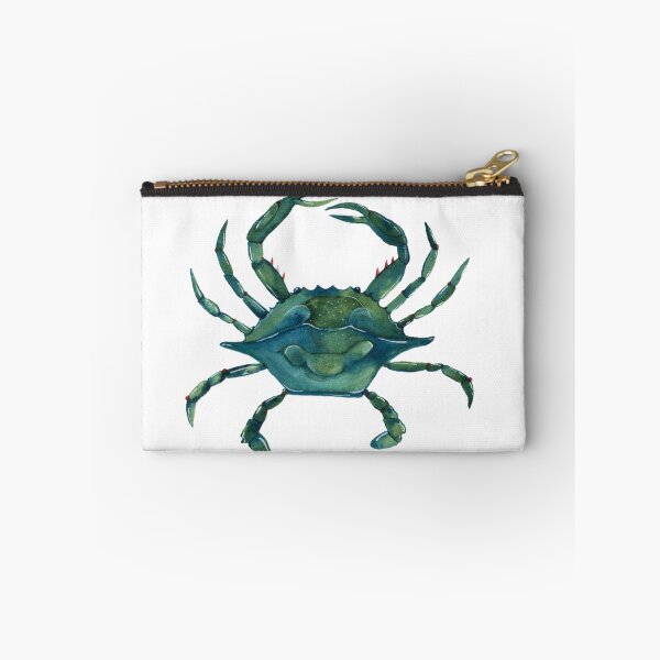 Item preview, Watercolor Turquoise Crab designed and sold by SaskyaFate.