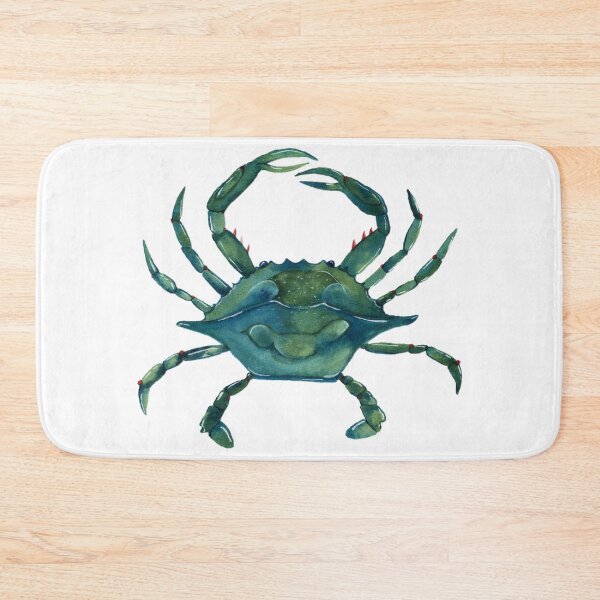 Item preview, Watercolor Turquoise Crab designed and sold by SaskyaFate.
