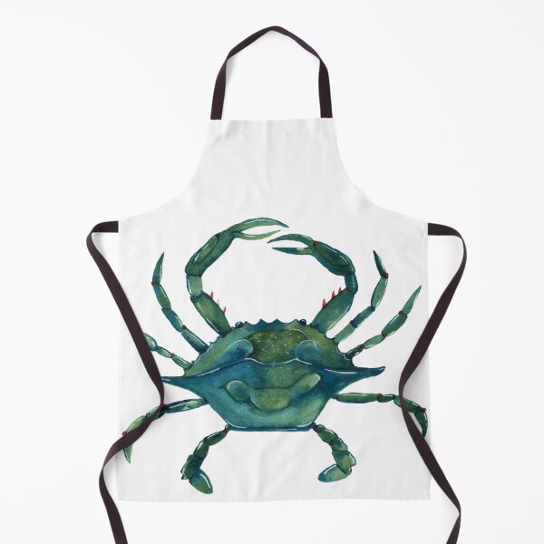 Item preview, Watercolor Turquoise Crab designed and sold by SaskyaFate.