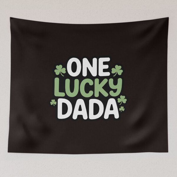 Item preview, One Lucky Dada Groovy Retro Dada St Patrick's Day  designed and sold by MichaelStalkas.