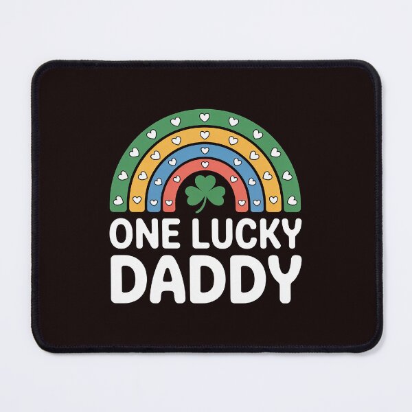 Item preview, One Lucky Daddy Rainbow Shamrock Irish St Patrick’s Day Dad designed and sold by MichaelStalkas.