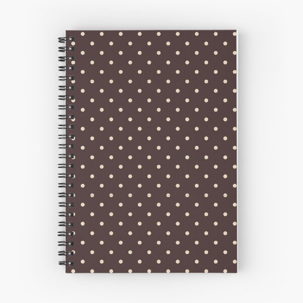 Item preview, Brown and soft yellow polka dots pattern  designed and sold by FatBirdie.