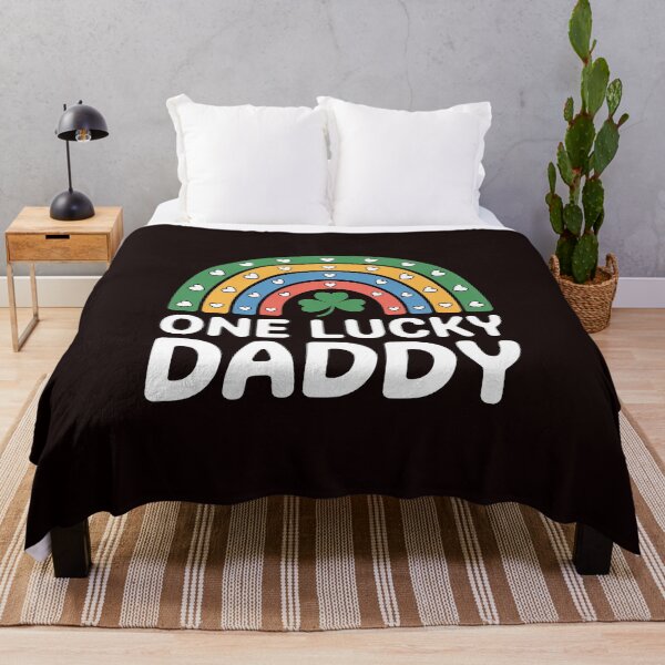 Item preview, One Lucky Daddy Rainbow Shamrock Irish St Patrick’s Day Dad  designed and sold by MichaelStalkas.