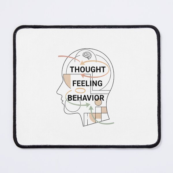 Item preview, Thoughts, Feelings, Behavior – Psychology, Mind Design for Therapy, Mental Health & Coaching 2025 designed and sold by Minted..