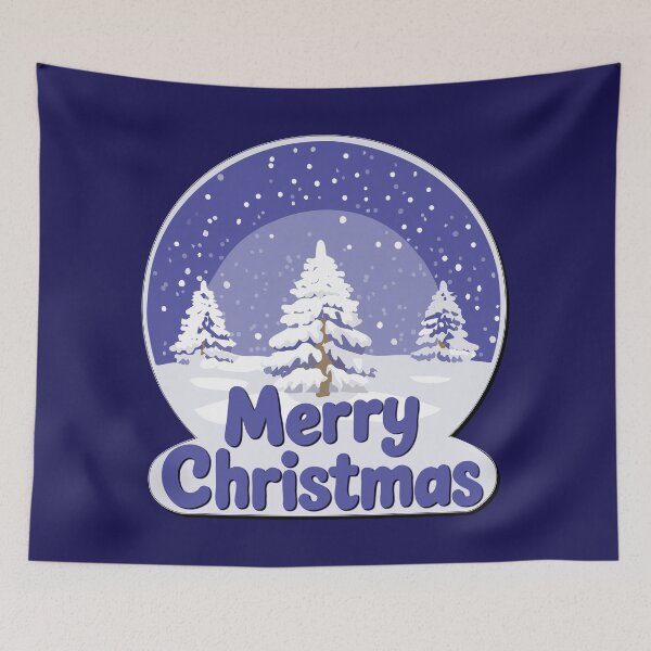 Item preview,   MERRY CHRISTMAS -  CHRISTMAS TREES -TEXT - TYPOGRAPHY -SNOW FLAKES designed and sold by Gihan-Design.