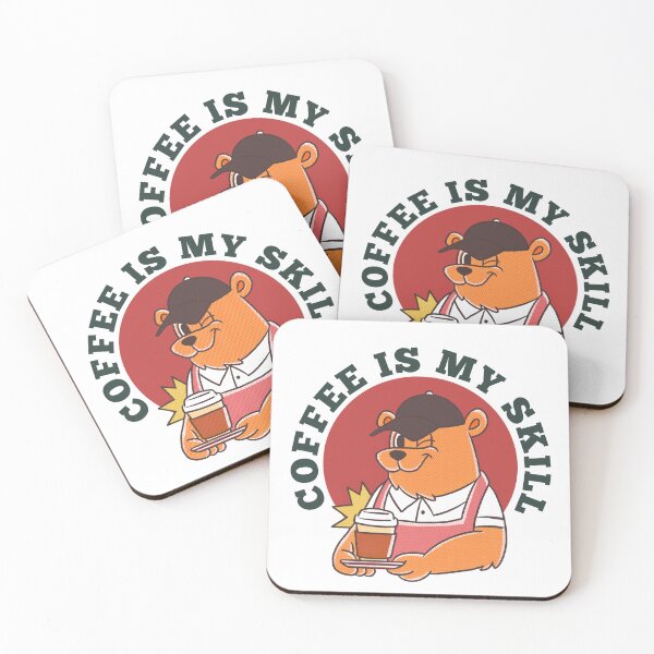 Item preview, Coffee Is My Skill – Funny Coffee Lover Work classique designed and sold by PrintMod.
