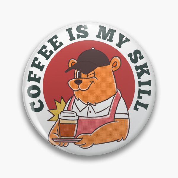 Item preview, Coffee Is My Skill – Funny Coffee Lover Work classique designed and sold by PrintMod.