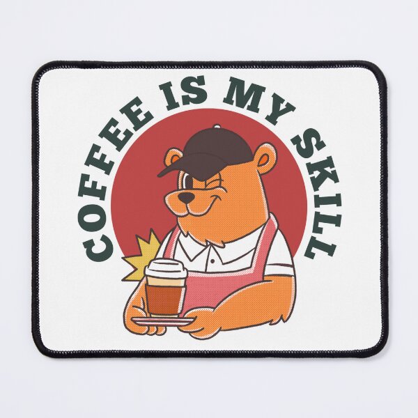 Item preview, Coffee Is My Skill – Funny Coffee Lover Work classique designed and sold by PrintMod.