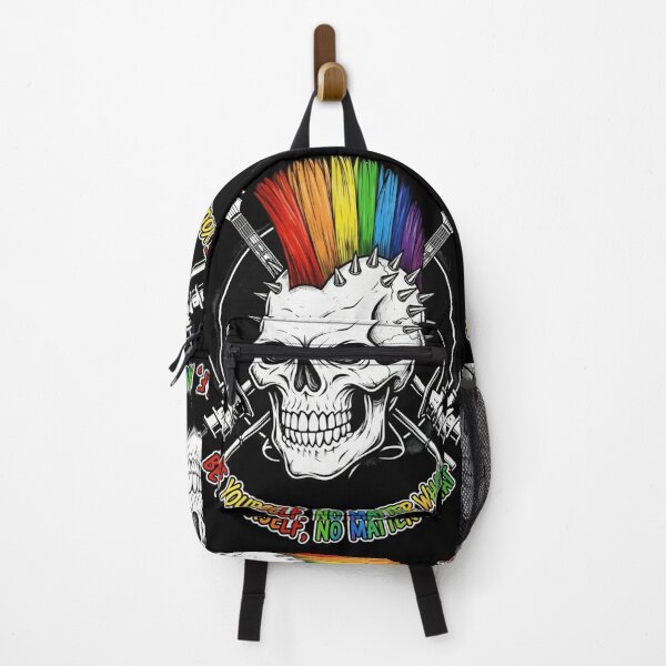 Item preview, Rainbow Punk Skull: Be Yourself No Matter What designed and sold by JanRizz.
