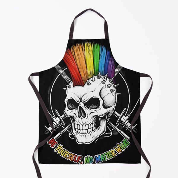 Item preview, Rainbow Punk Skull: Be Yourself No Matter What designed and sold by JanRizz.