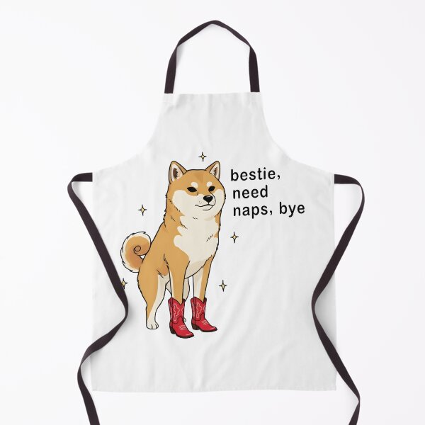 Item preview, Bestie Need Naps Bye Shiba Inu Cowboy Boots Cute Dog Meme designed and sold by Senkov.