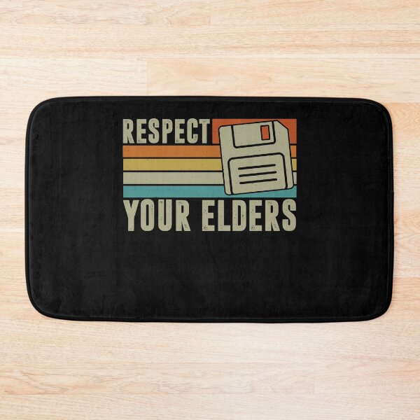 Item preview, Respect Your Elders Funny Tech Floppy Disk Retro Vintage Classic designed and sold by gunaone-design.