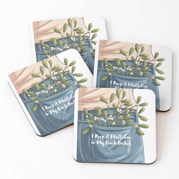 Item preview, I Keep A Mistletoe in My Back Pocket designed and sold by Tom-Apex-Art.
