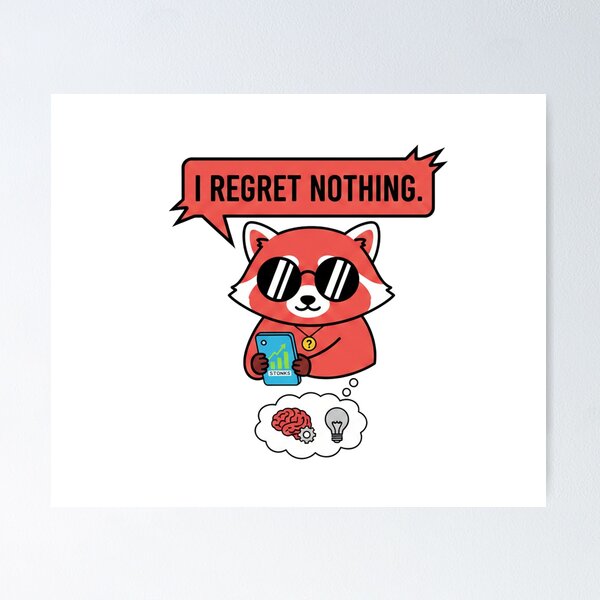 Item preview, I Regret Nothing: Chaos Panda Edition designed and sold by Maher ElQARAPI.