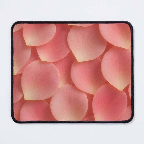 Item preview, Blushing Rose Cascade – Layered Light Pink Petal Pattern designed and sold by EmeraldeaArt.