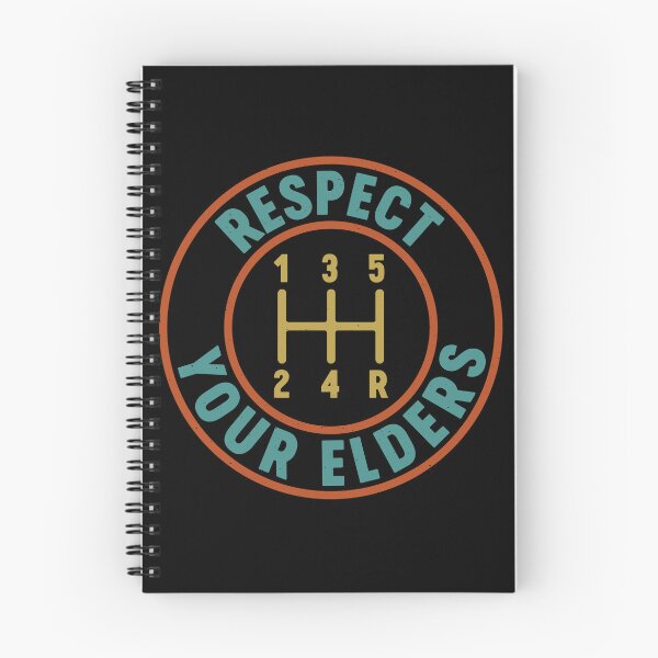 Item preview, Respect your elders Funny Manual Transmission Stick Shift Car Guy designed and sold by gunaone-design.