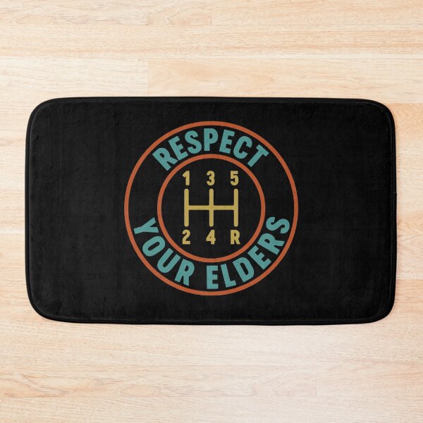 Item preview, Respect your elders Funny Manual Transmission Stick Shift Car Guy designed and sold by gunaone-design.
