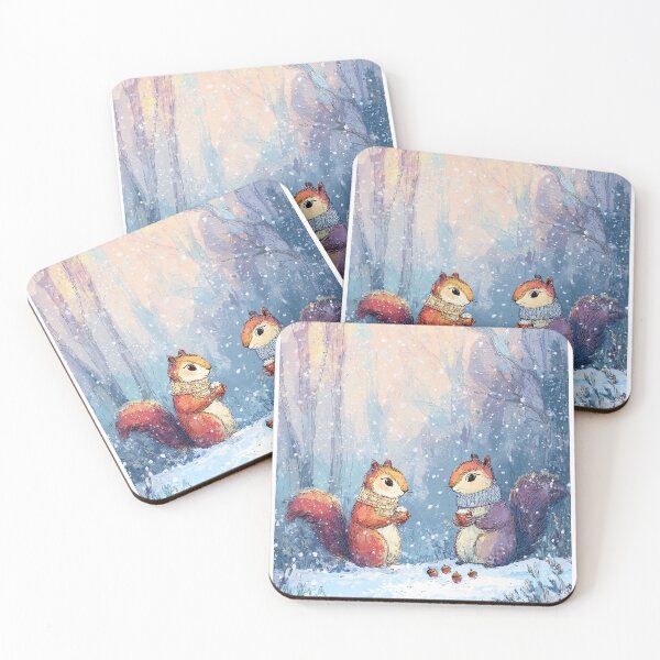 Item preview, Friends of the Woods under the White Snow designed and sold by MidArtForge.