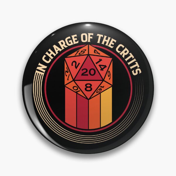 Item preview, In Charge of the Crits D20 Retro RPG  designed and sold by sachpica.