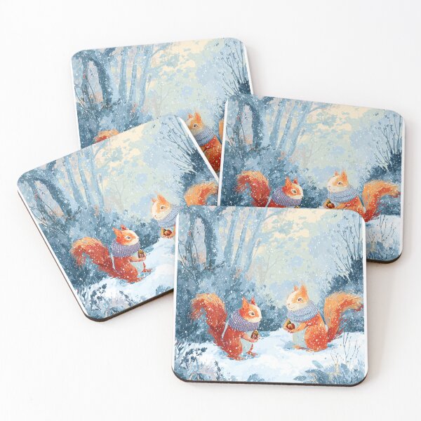 Item preview, Friends of the Woods under the White Snow designed and sold by MidArtForge.