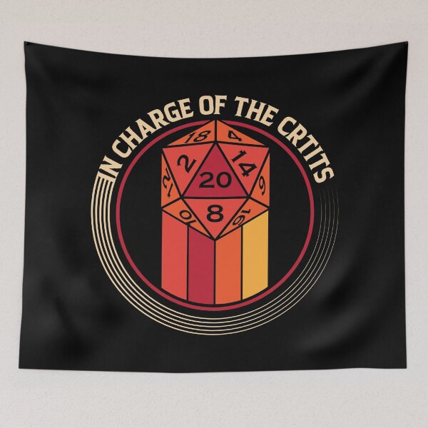 Item preview, In Charge of the Crits D20 Retro RPG  designed and sold by sachpica.