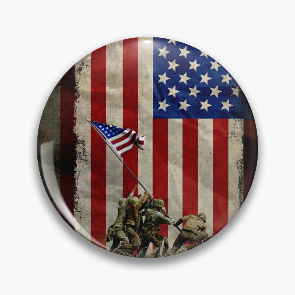 Item preview, Iwo Jima Flag - Colorized Restored Originals designed and sold by -Koleidescope.