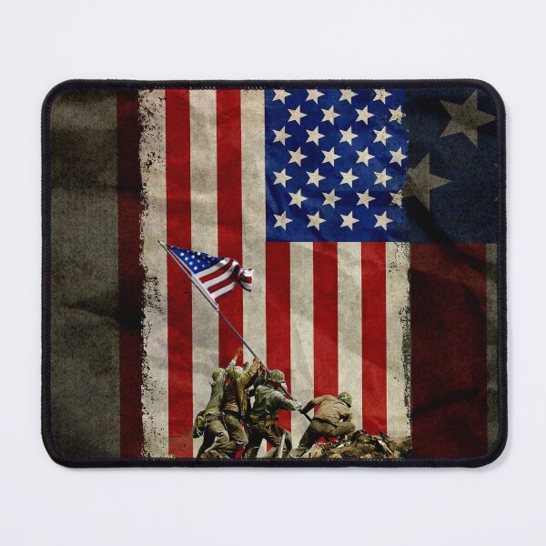 Item preview, Iwo Jima Flag - Colorized Restored Originals designed and sold by -Koleidescope.