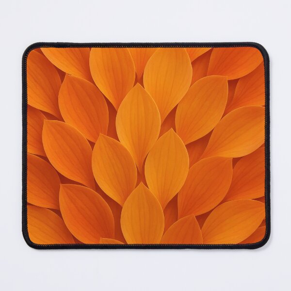 Item preview, Tangerine Petal Storm – Layered Orange Floral Texture designed and sold by EmeraldeaArt.
