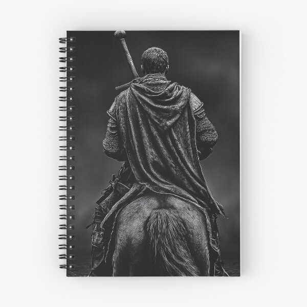 Item preview, Lone Warrior Journey Under Violet Dusk Sky designed and sold by R&B Art and design.