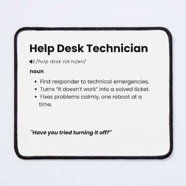 Item preview, Help Desk Technician Definition | Funny IT Support Office Gift designed and sold by Yuli Club.