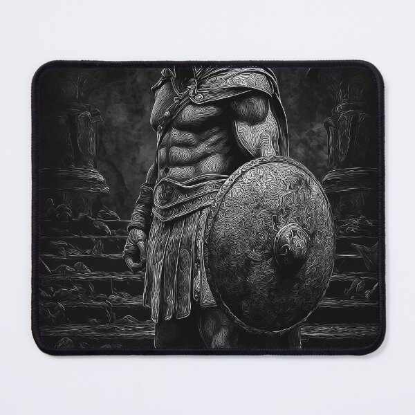 Item preview, Spartan Hoplite vs Hades Underworld Coliseum Art designed and sold by R&B Art and design.