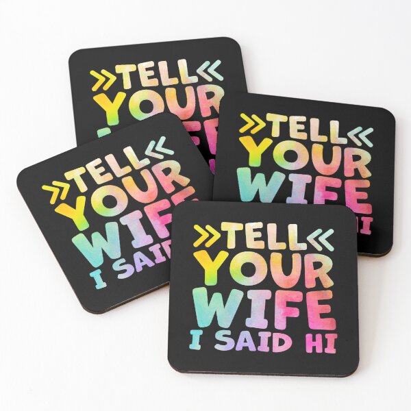Item preview, Dile a tu esposa que le mando saludos, humor divertido para esposas designed and sold by gunaone-design.