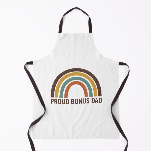 Item preview, Proud Bonus Dad – Retro Rainbow Stepdad T-Shirt Design for Father's Day & Blended Families designed and sold by Minted..