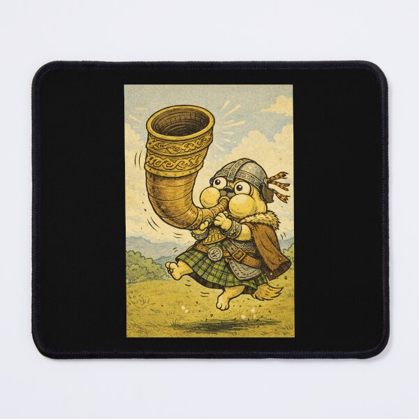 Item preview, Pug Medieval Dogs – Horn Blower Pug – Gift for Pug Lovers • Retro Comics • Vintage Halftone designed and sold by JacobKAurumhead.