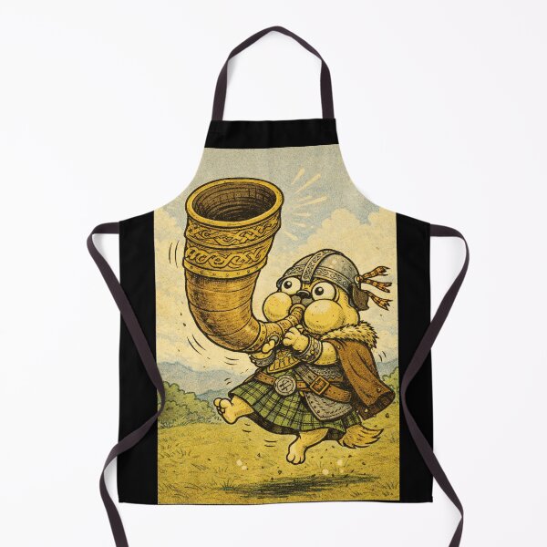 Item preview, Pug Medieval Dogs – Horn Blower Pug – Gift for Pug Lovers • Retro Comics • Vintage Halftone designed and sold by JacobKAurumhead.