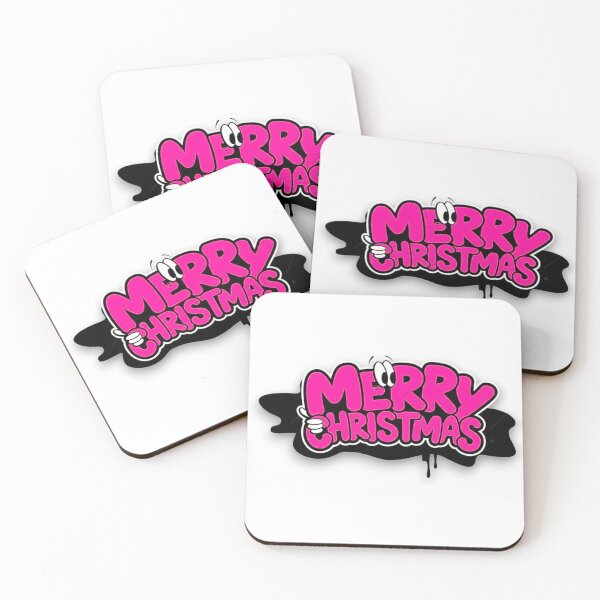 Item preview, Vibrant Pink Graffiti Style Merry Christmas Graphic designed and sold by blacK1982White.