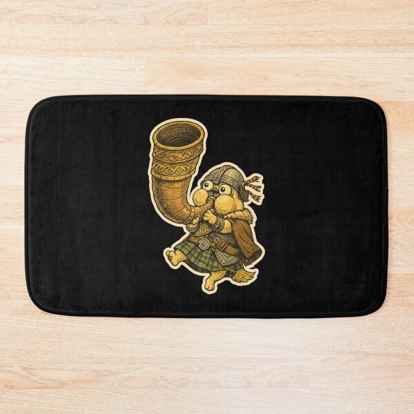 Item preview, Pug Medieval Dogs – Horn Blower Pug Sticker – Gift for Pug Lovers • Retro Comics • Vintage Halftone designed and sold by JacobKAurumhead.