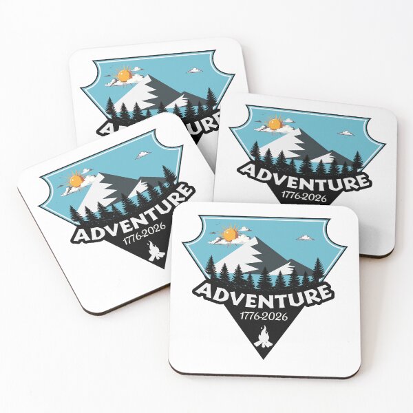 Item preview, Adventure badge 250 years American parks designed and sold by Art-Horizon.