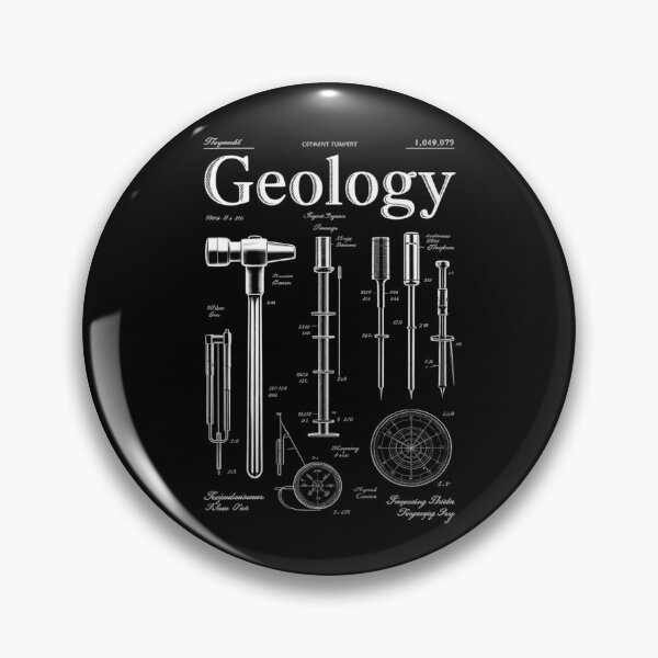 Item preview, Geology Geologist Field Kit Tools Patent Print designed and sold by andreaswest.