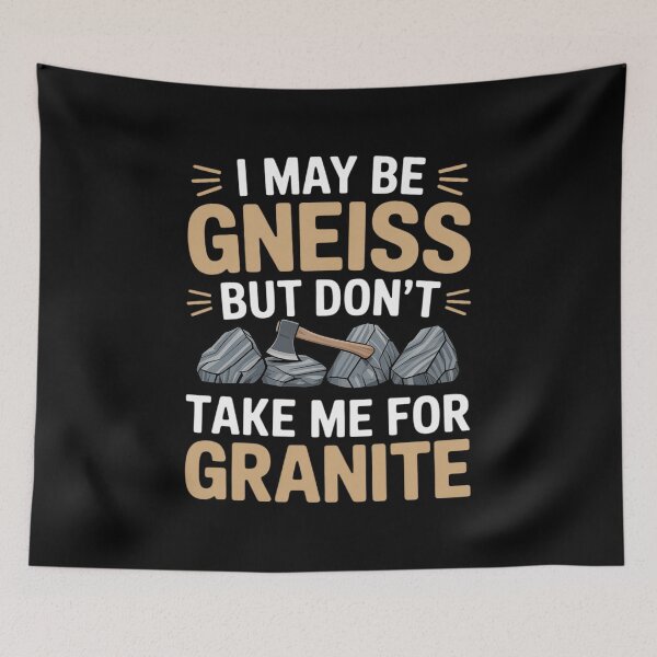 Item preview, Geologist Gift Geology Rock Science Earth Gneiss Pun designed and sold by andreaswest.