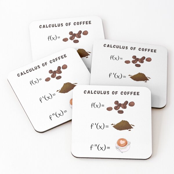 Item preview, CALCULUS OF COFFEE designed and sold by JustMathIt.