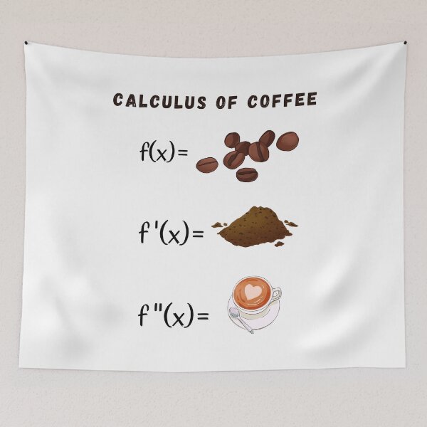 Item preview, CALCULUS OF COFFEE designed and sold by JustMathIt.