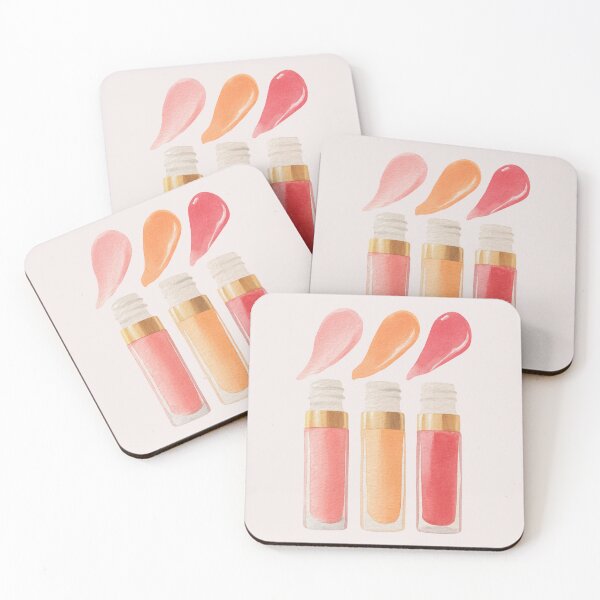 Item preview, Three Lipglosses with Swatches  designed and sold by Violet Peonies.