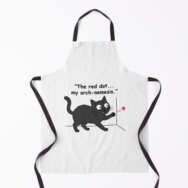 Item preview, Funny Black Cat Chasing Red Dot Laser Pointer Arch Nemesis designed and sold by 6im0.