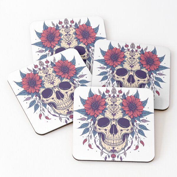 Item preview, Fantasy Floral Skull designed and sold by Florals and Daggers Designs.