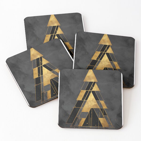 Item preview, Black & Gold Christmas — Festive Elegance designed and sold by MidArtForge.