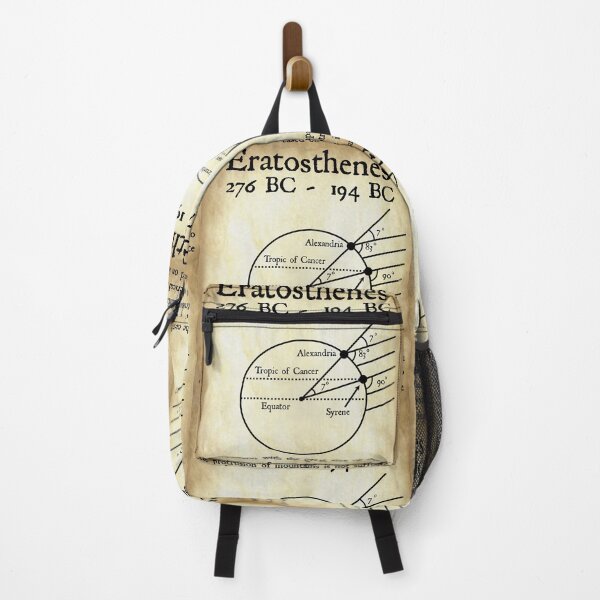Item preview, Nerdy Vintage Eratosthenes Science Math Teacher Black Text Parchment designed and sold by MathWare MathClips.