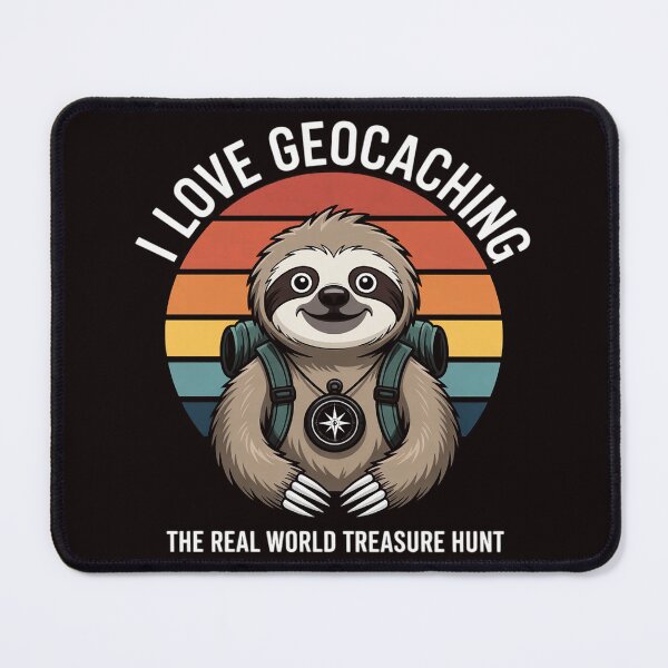 Item preview, geocaching, geocaches, outdoor adventure, treasure hunt, geocaching gifts, nature lovers, travel gear, exploration, hiking, geocaching community designed and sold by lavethediso.