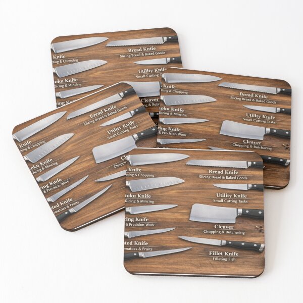 Item preview, Kitchen Knife Guide, Types of Knives and Uses designed and sold by Prayful.