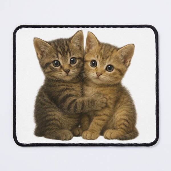 Item preview, Hugging Kittens – Cute Realistic Cats designed and sold by BloomOfDesign.